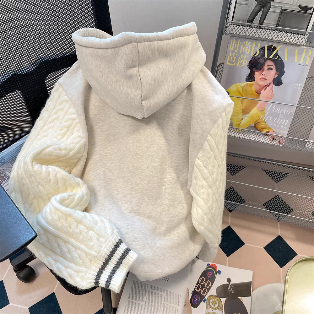 Look my way fluffy sweater HOD105 images